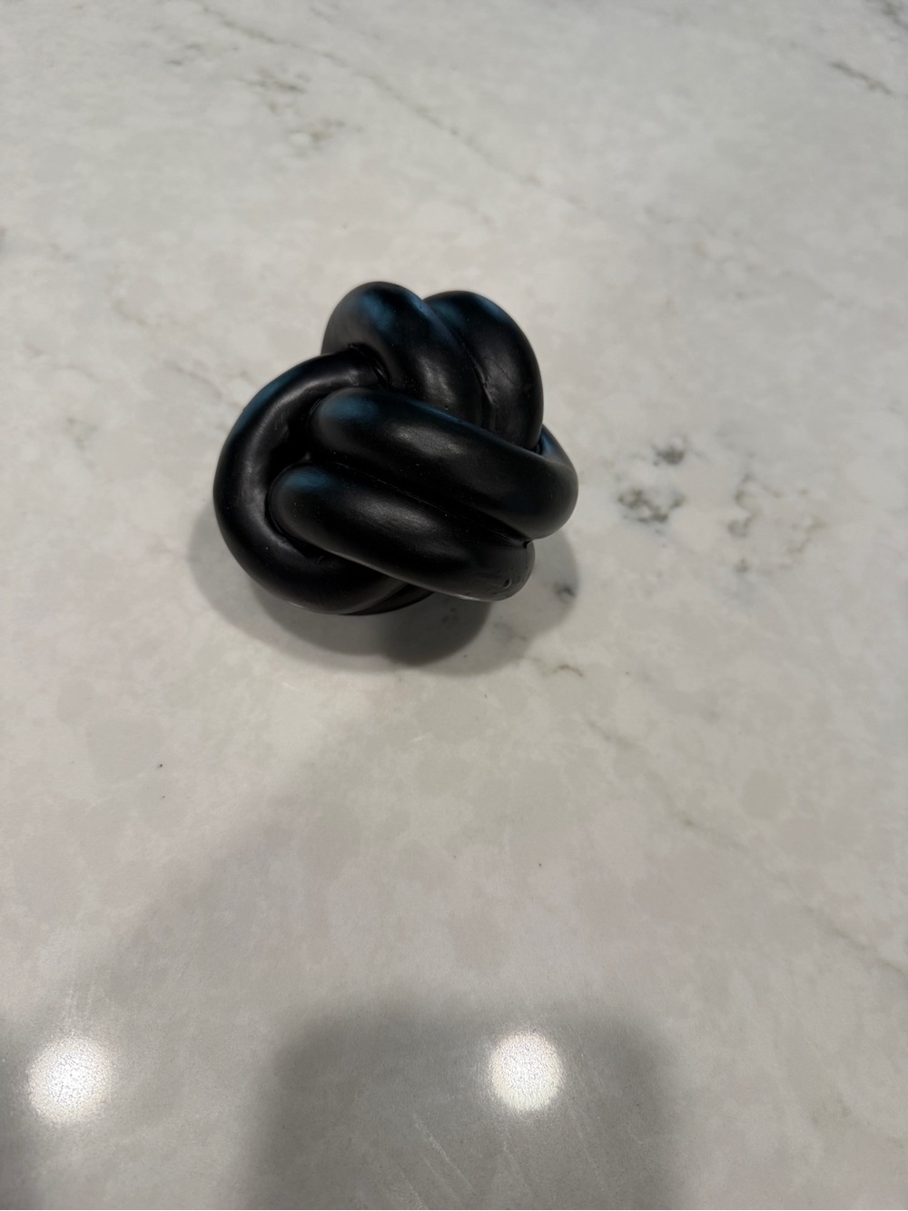 Black Knot Sculpture Accent